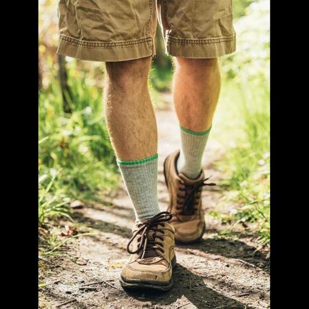 Insect Shield Adult Unisex Gray Crew Socks with Insect Protection Women's 5.5-9 - Picture 8 of 8